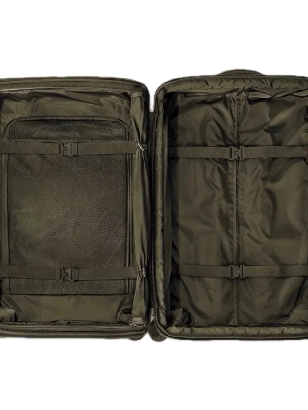Dagne Dover Sydney 25" Checked Rolling Suitcase Luggage Dark Moss NEW - Picture 9 of 13